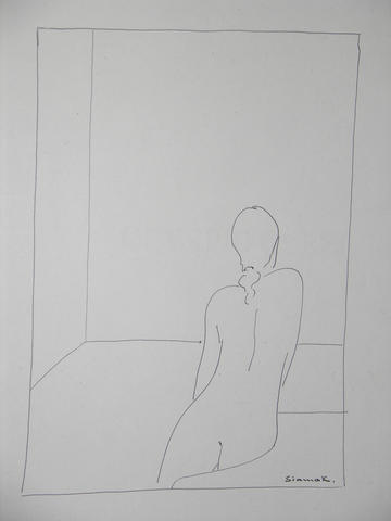 Study - Nude Looking out the Window