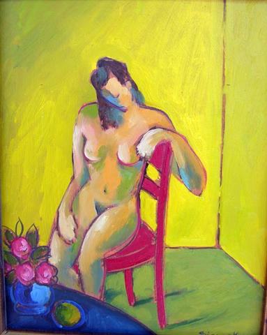 The Lady in the Red Chair